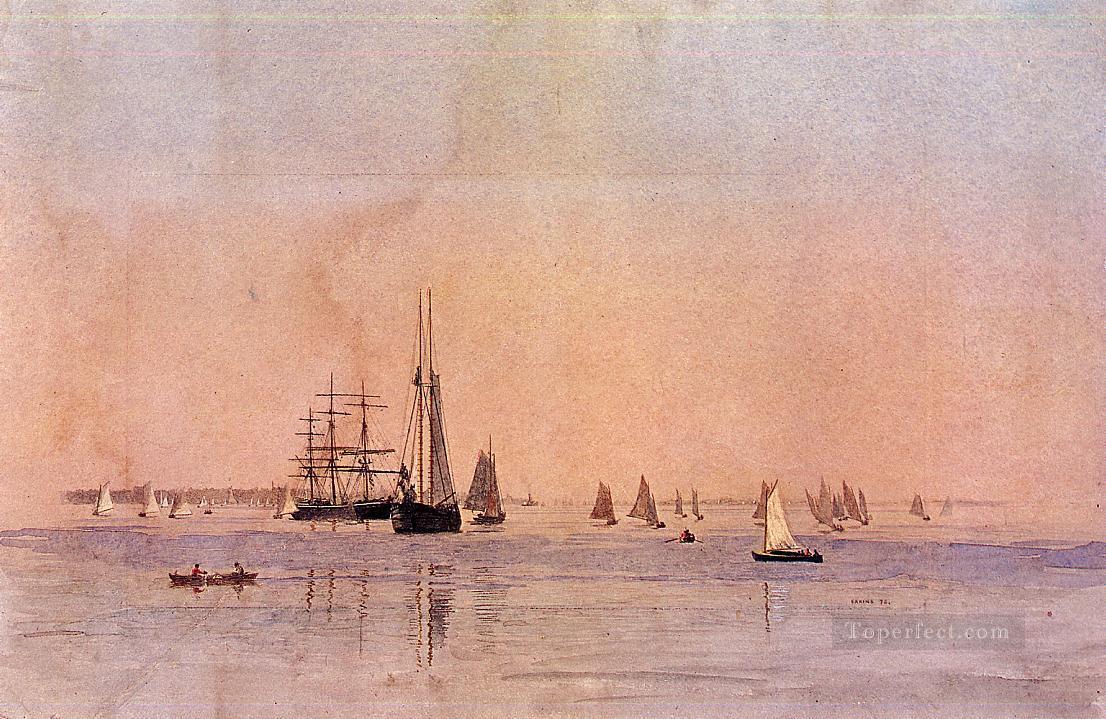Thomas Eakins Paisaje marino a la deriva Pintura al óleo